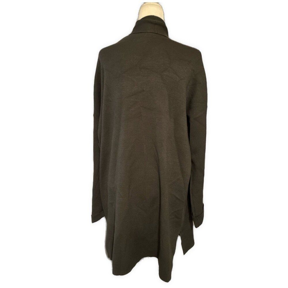 splendid style rf4s770 Solid Gray Green Long Sleeve Cardigan @cellajaneblog S - Picture 2 of 5